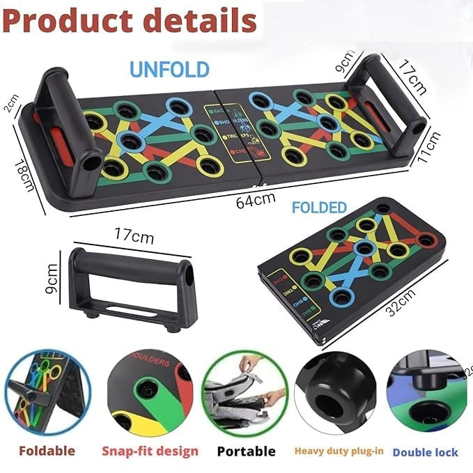 15-in-1 Push-Up Board | Full Body Home Gym Trainer