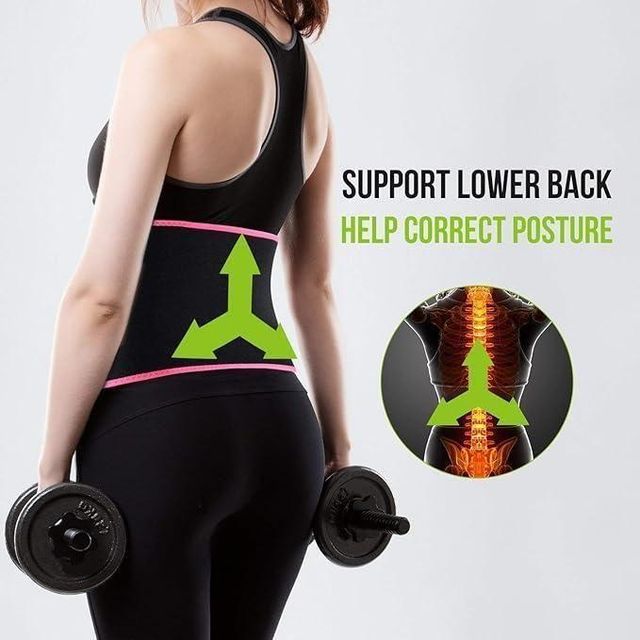 Adjustable Waist Trimmer Belt | Sweat Belt for Workout & Fitness
