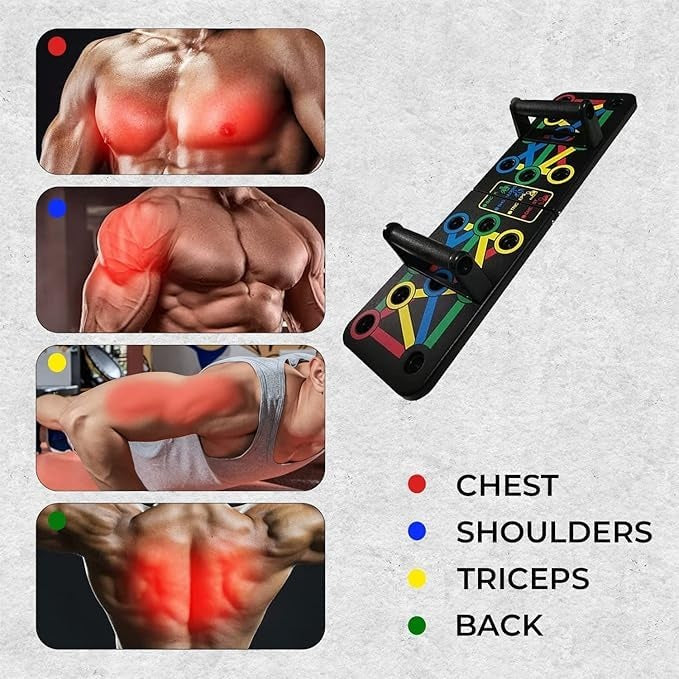 15-in-1 Push-Up Board | Full Body Home Gym Trainer