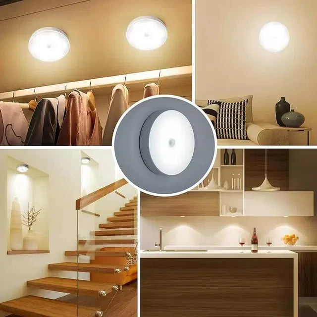 USB Rechargeable Motion Sensor LED Night Light (Pack of 2)