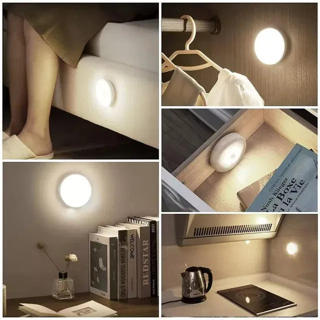 USB Rechargeable Motion Sensor LED Night Light (Pack of 2)